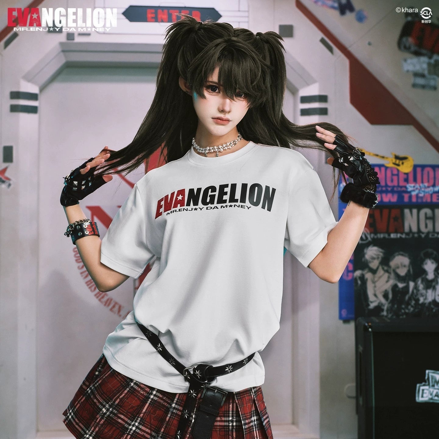MEDMxEVA NEVER END series jelly air layer basic casual round neck short sleeved commuting round neck T-shirt