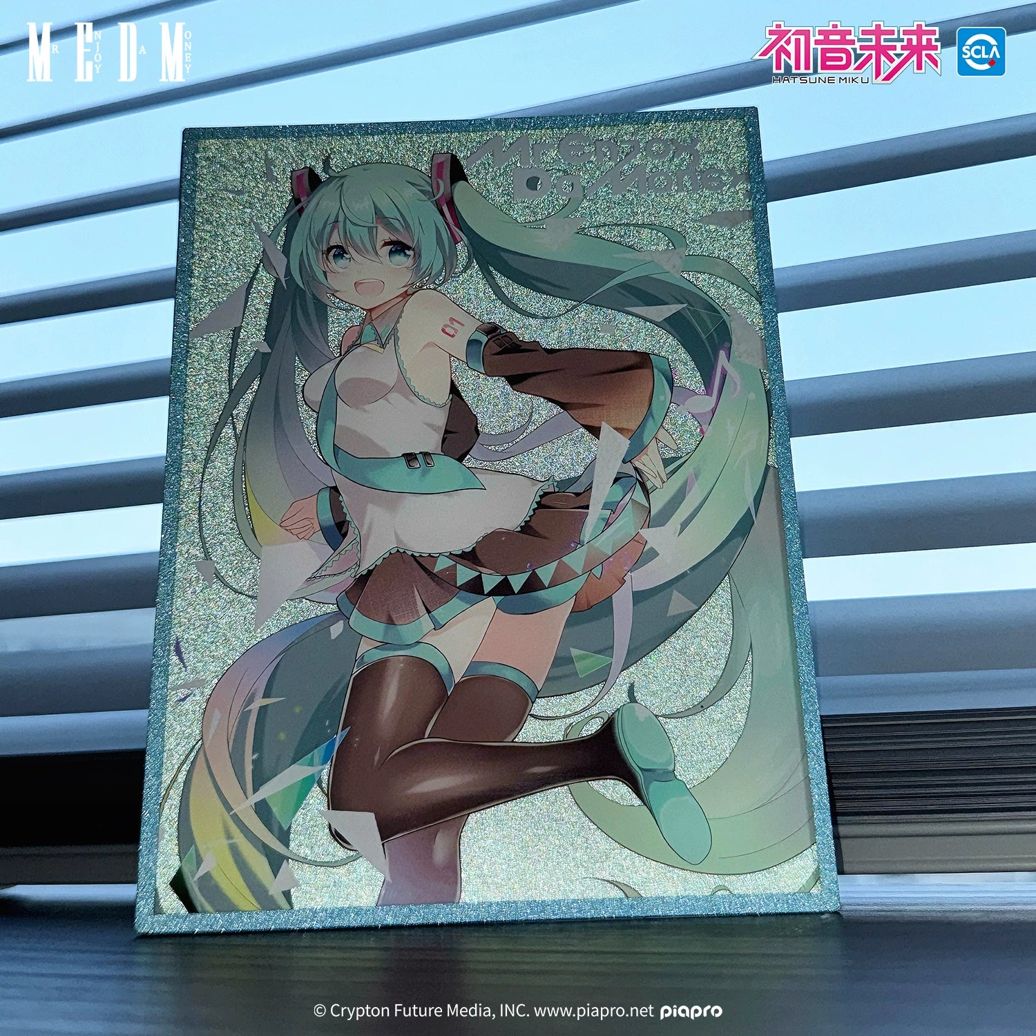 MEDMx初音未来色纸2025上新联名款卡通小众高级收藏周边镭射卡