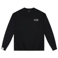 MEDM solid color sterile letter logo round neck casual long sleeved T-shirt basic versatile couple base shirt top autumn