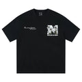 MEDM26SS large M hand-painted daisy flower short sleeve T-shirt for men and women China-Chic brand summer new American loose top
