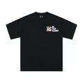 Zhang Xingte's same MEDM replaceable Velcro short-sleeved T-shirt for couples summer American T-shirt