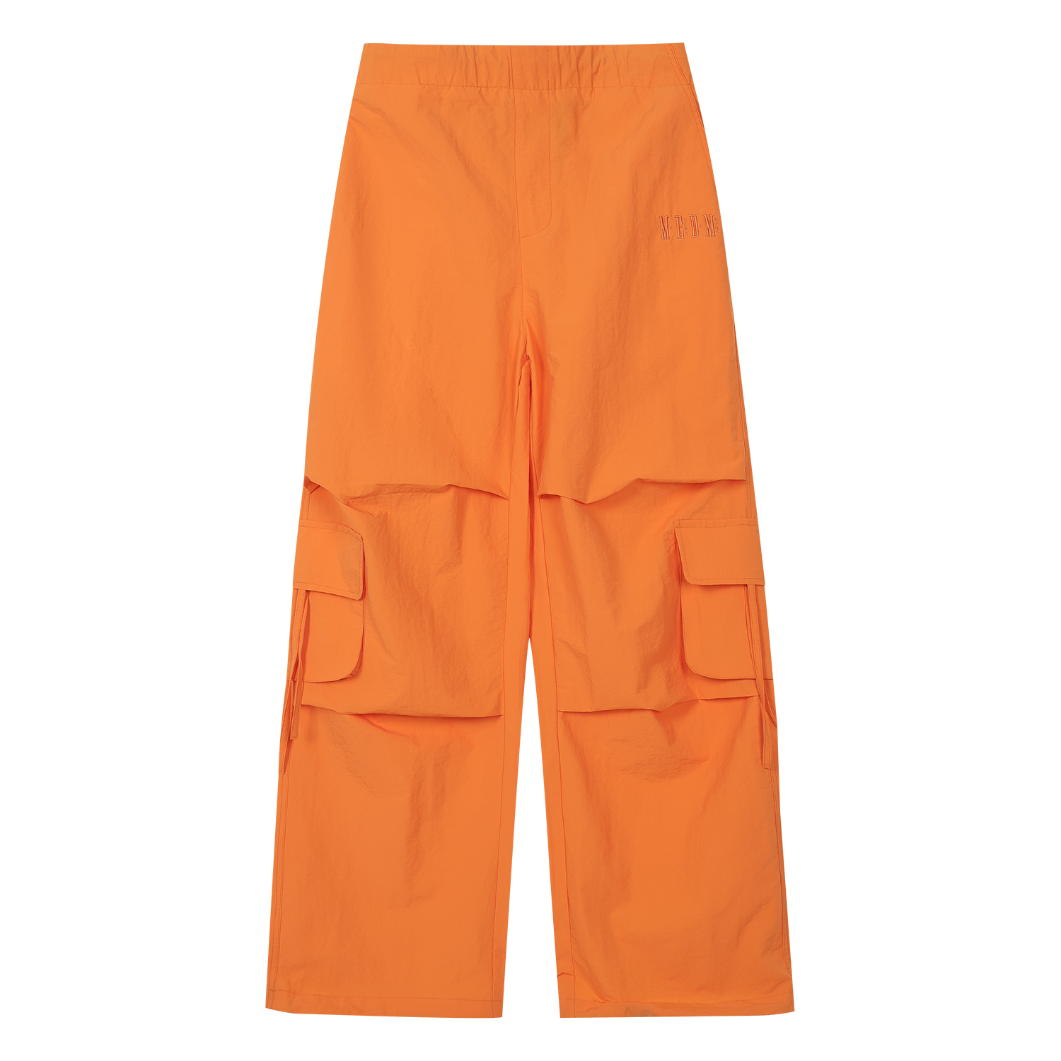 MEDM waterproof sport quick drying loose parachute pants trend multi pocket logo embroidery wide leg casual pants summer