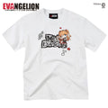 MEDMxEVA NEVER END series Q-version note printed basic casual round neck short sleeved trendy versatile T-shirt