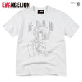 MEDMxEVA NEVER END series character half body sketch style basic casual short sleeved personalized versatile T-shirt