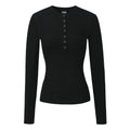 MEDM minimalist design woven label slim fit Henry shirt T-shirt for women, thin and high-end, slimming and versatile casual top for spring