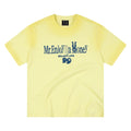 MEDM seam halo macaron casual short sleeved trendy commuting letter printed loose round neck couple T-shirt summer
