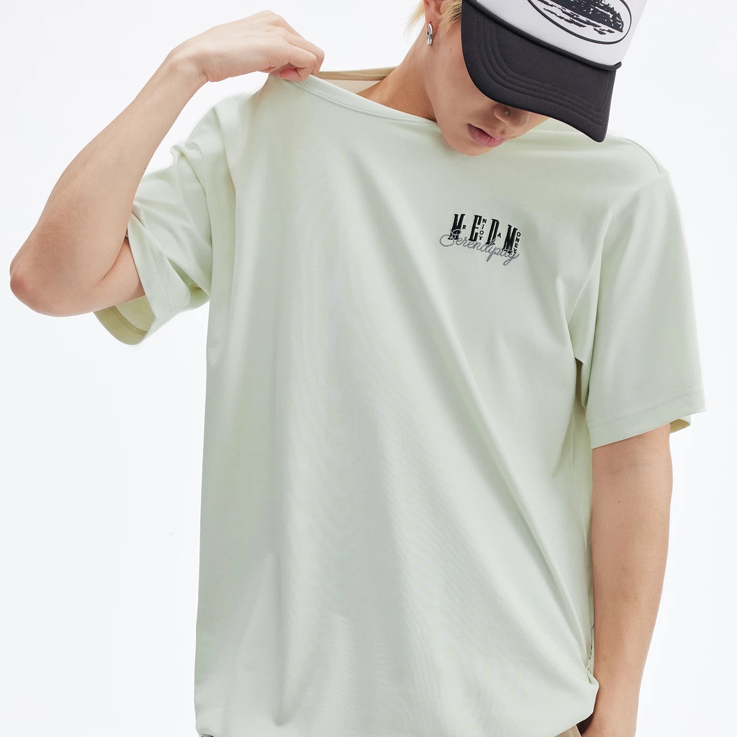 MEDM26SS Cool Short Sleeve T-shirt 2026 New Summer American Trendy Brand Loose Casual Versatile Men's and Women's Half Sleeve