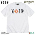 MEDM x Spell Battle Collaboration - Character ICON Velcro Casual Round Neck T-shirt Embroidered Letters Men's and Women's Short Sleeves