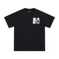 MEDM summer short sleeved mottled logo three-dimensional floral embroidery T-shirt men's trendy brand casual design T-shirt top