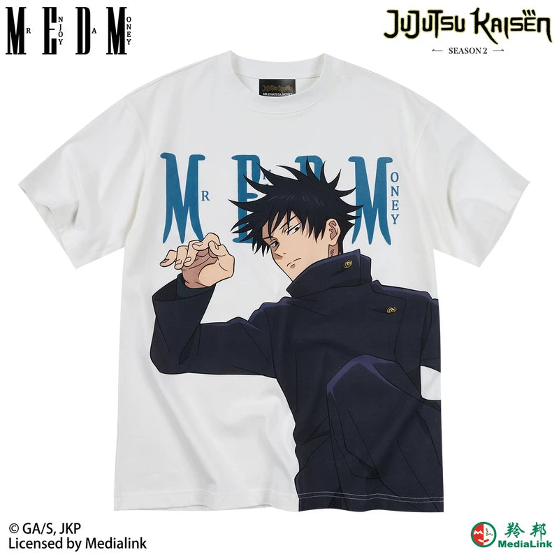 MEDM x Spell Battle Collaboration - Part 2 Character Basic Printed Round Neck Short Sleeve Trendy Men's and Women's Casual T-shirt