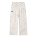 MEDM Wave Dot Star Sticker Leather Cool Air Layer Casual Bathroom Pants High Waist Wide Legs Loose Drawstring Straight Leg Pants Trendy