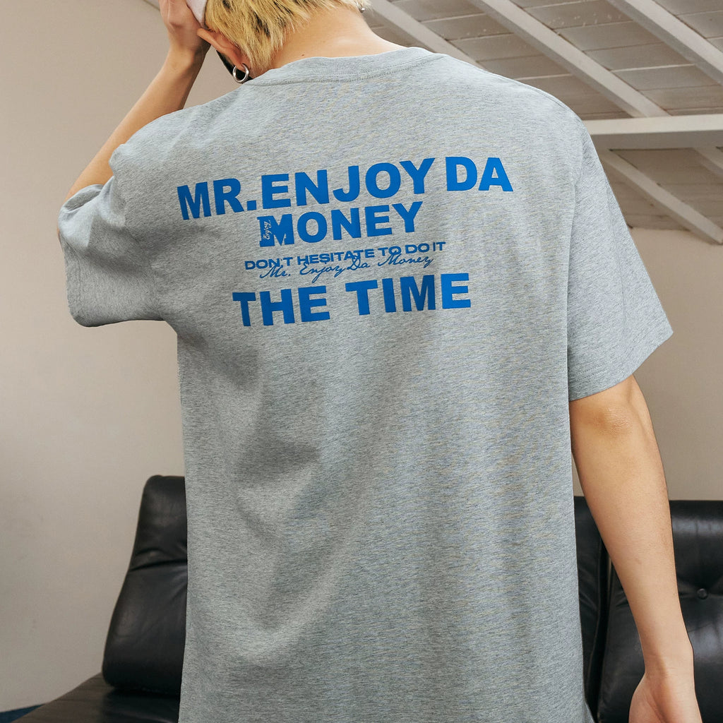 MEDM26SS THE TIME basic logo short sleeved T-shirt men's American casual round neck top summer T-shirt