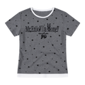 MEDM Color Star Wave Dot Fake Two piece T-shirt Women's Style Letter Printed Girl Feel Casual Round Neck Short Sleeve Summer