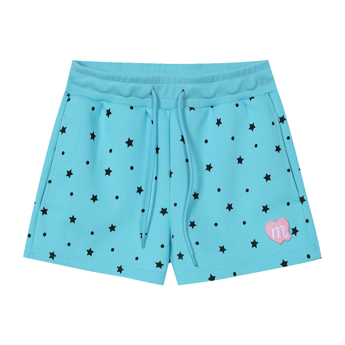 MEDM star wave point drawstring five quarter shorts summer American retro cute style loose slimming casual shorts for women