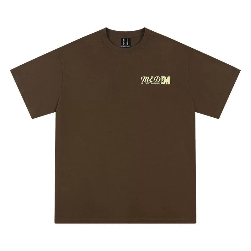 MEDM26SS THE TIME basic logo short sleeved T-shirt men's American casual round neck top summer T-shirt