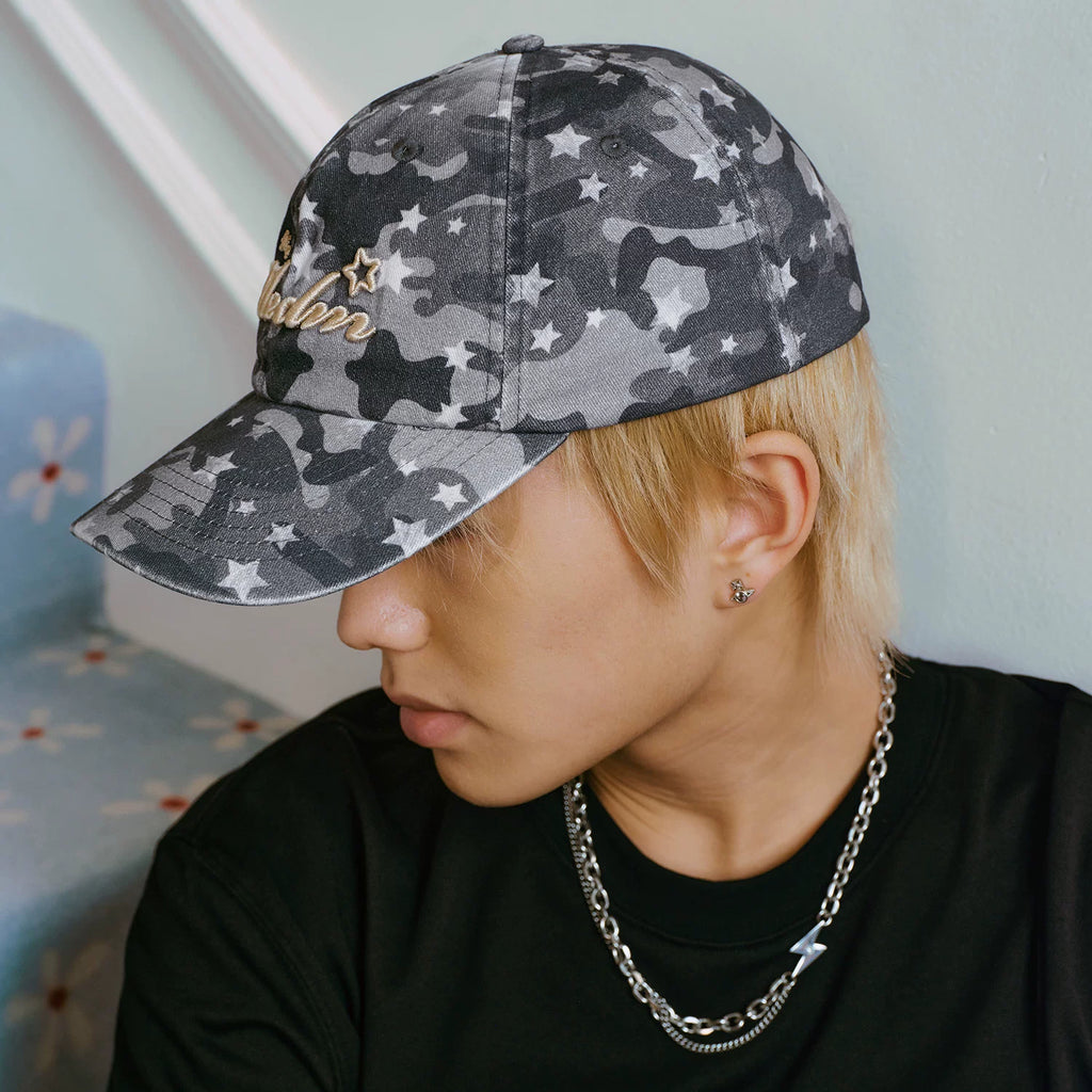 MEDM letter logo embroidered camouflage sun protection baseball cap summer new style American retro casual duckbill cap for men and women