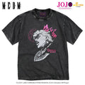 MEDMxJOJO's Bizarre Adventure Collaboration - Making Old Bug Arrow Casual Short Sleeve Washed Retro Round Neck T-shirt for Men