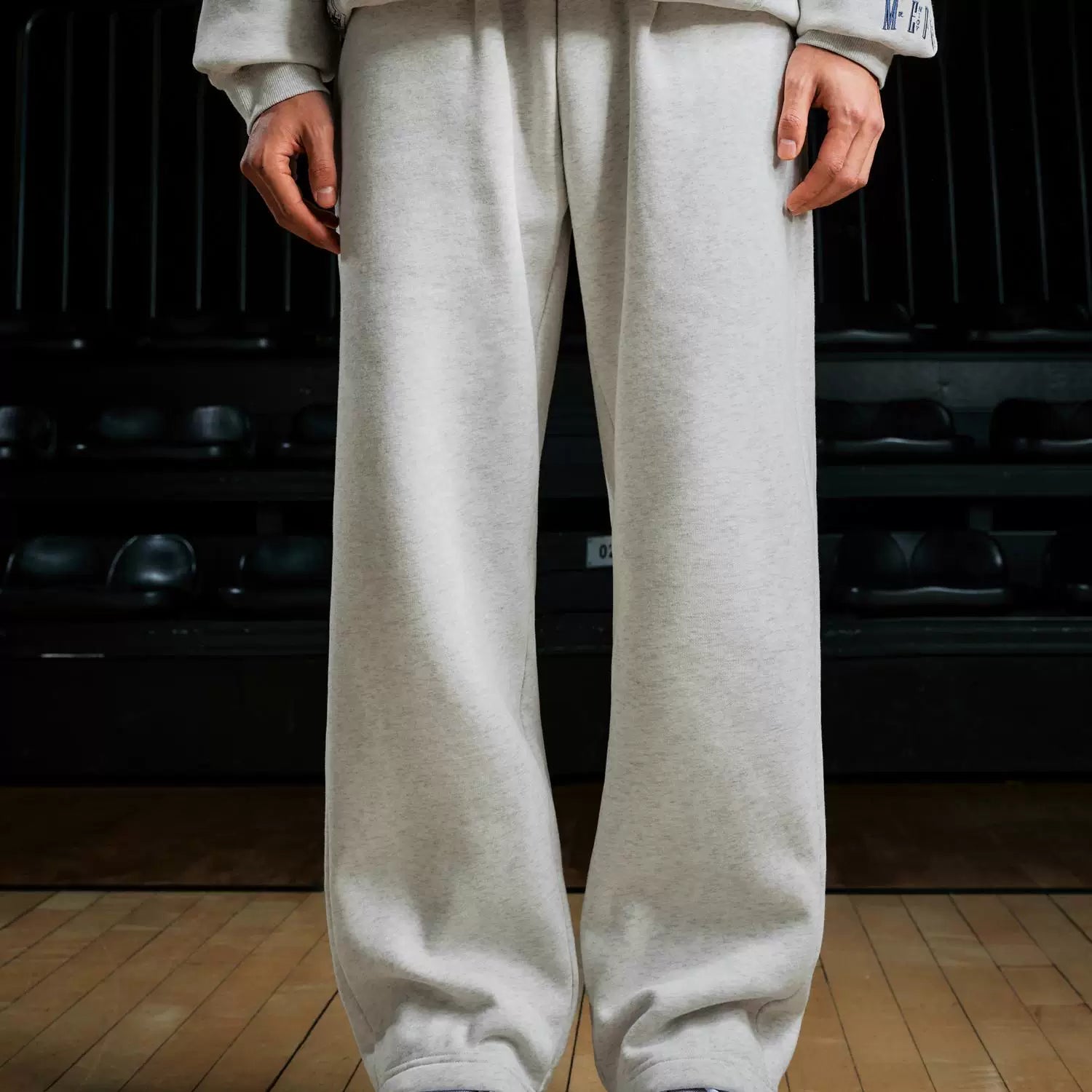 MEDMxANPT joint brand wardrobe pants men's trendy brand straight-leg casual pants loose draped wide-leg pants spring and autumn sports pants