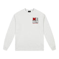 MEDM Emblem Embroidered Alphabet Basic Long Sleeve T-shirt Spring and Autumn Round Neck Loose Spring and Autumn Versatile Couple Trendy Tee