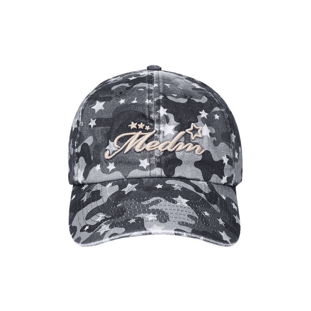 MEDM letter logo embroidered camouflage sun protection baseball cap summer new style American retro casual duckbill cap for men and women