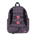MEDM Star Full Print Wave Point Backpack Street Trend Letter Embroidery Lightweight Travel Men's and Women's Book Bag Trend