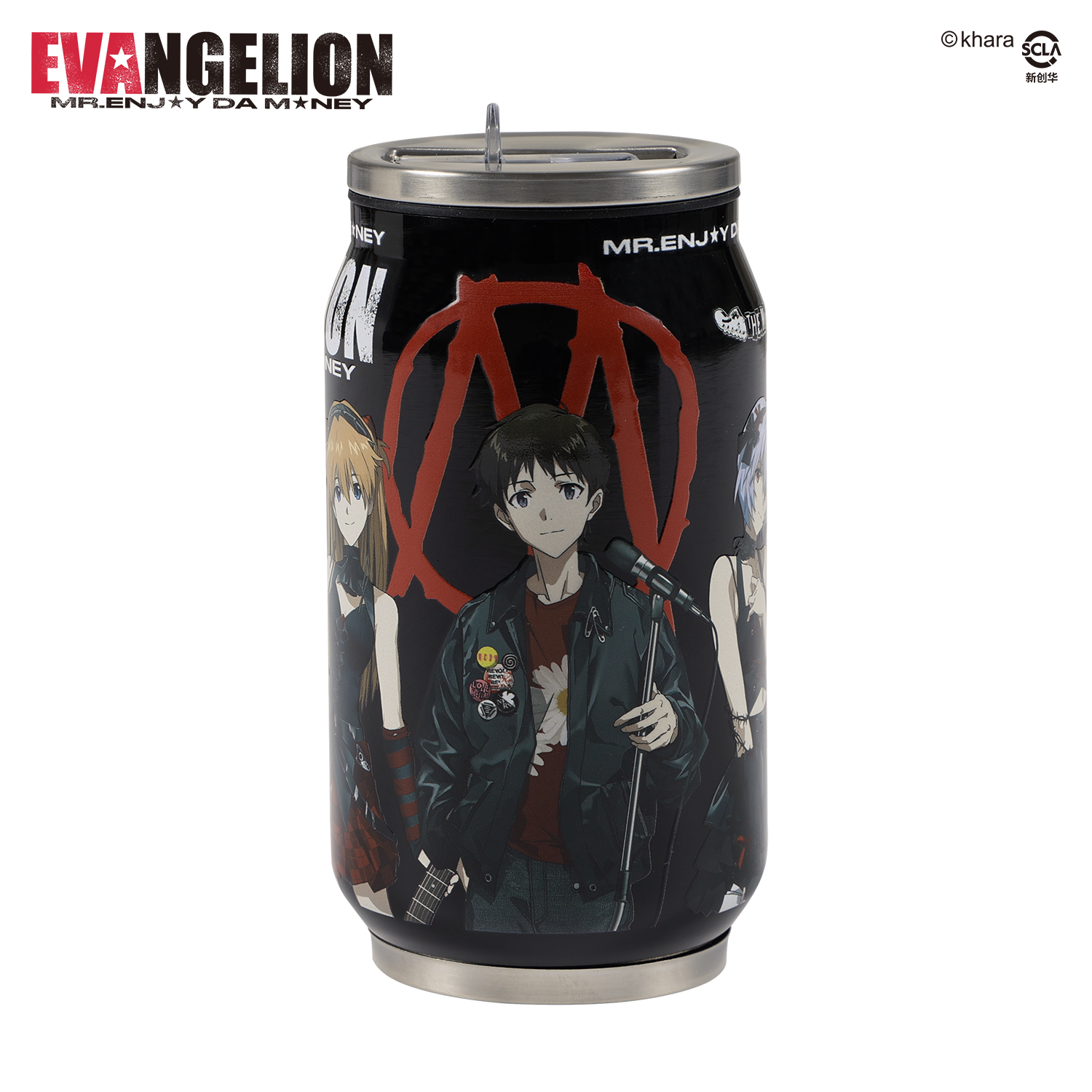 MEDMxEVA NEVER END series animation anime metal water cup with high face value and external car cup