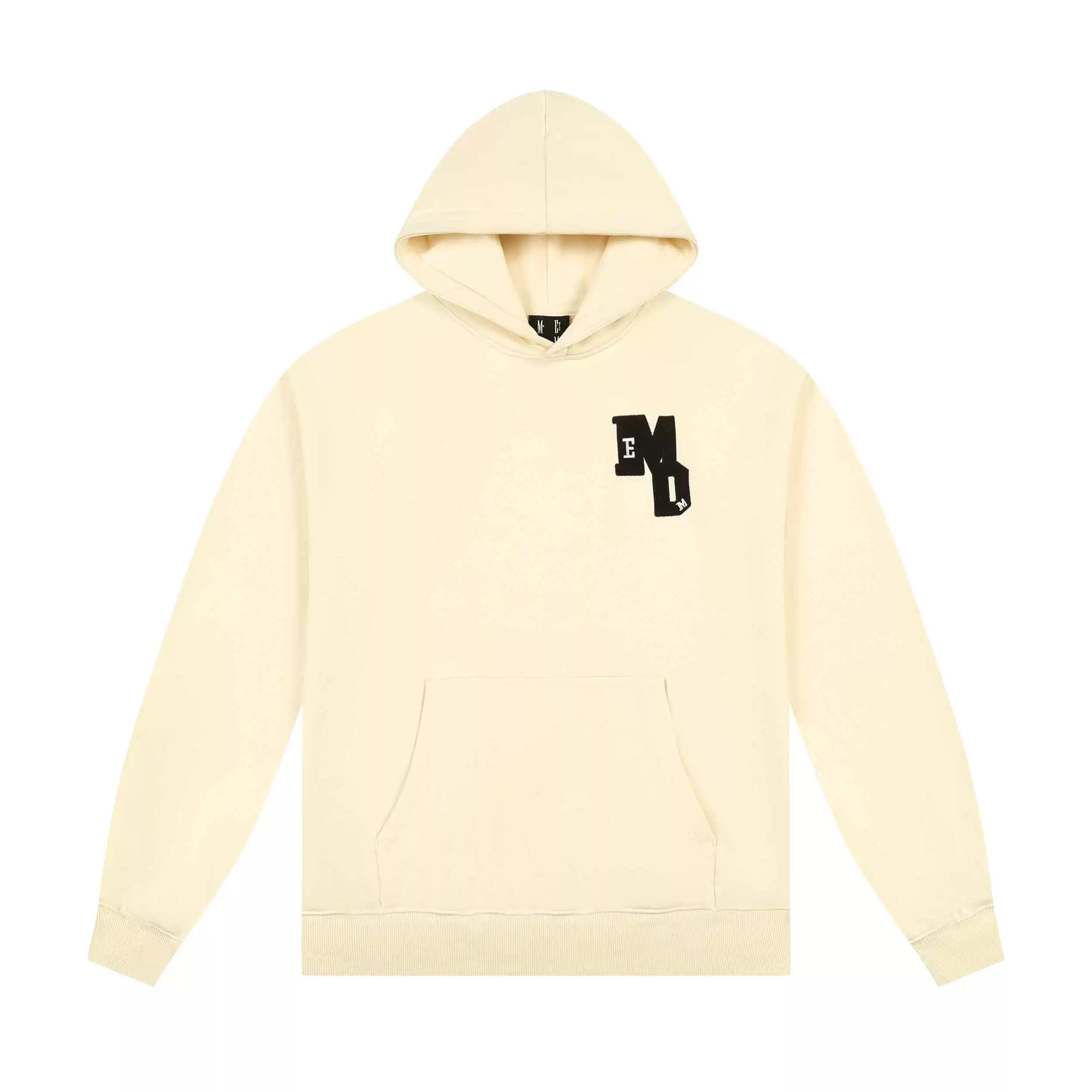 MEDM Mint Manbo Spring and Autumn Double Letter Embroidered Loose Hoodie Long Sleeve Casual Versatile Loose Hoodie