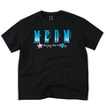 MEDMxNEWMASUS collaboration landscape selfie photo print casual couple short sleeved loose round neck T-shirt trendy