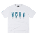 MEDM chest letter bead phantom casual round neck T-shirt trendy street style unisex loose short sleeved summer