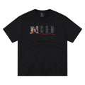 MEDM summer colorful logo toothbrush embroidery breathable casual round neck T-shirt commuting basic versatile loose short sleeved summer