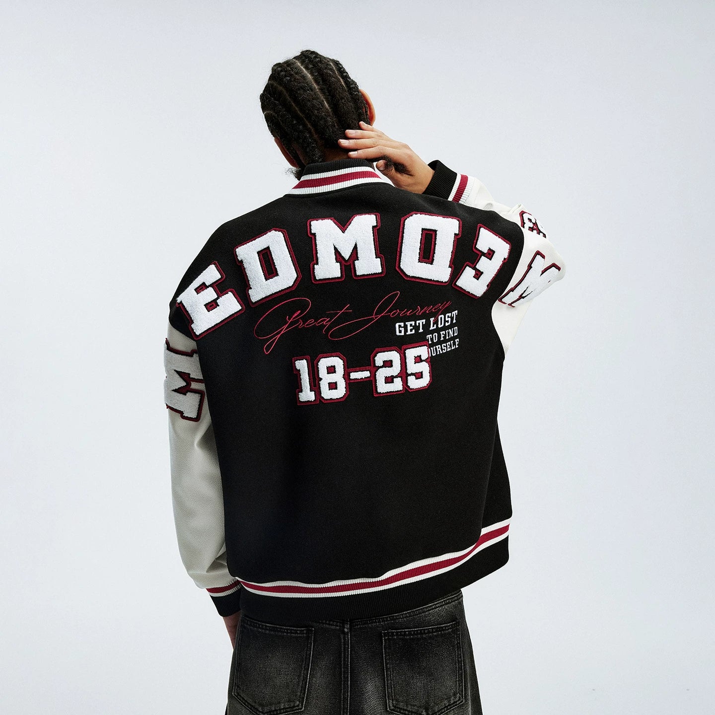 MEDM 7th Anniversary Exclusive Outdoor Style Casual Baseball Jacket American Trendy Men's and Women's Loose Stand up Collar Jacket