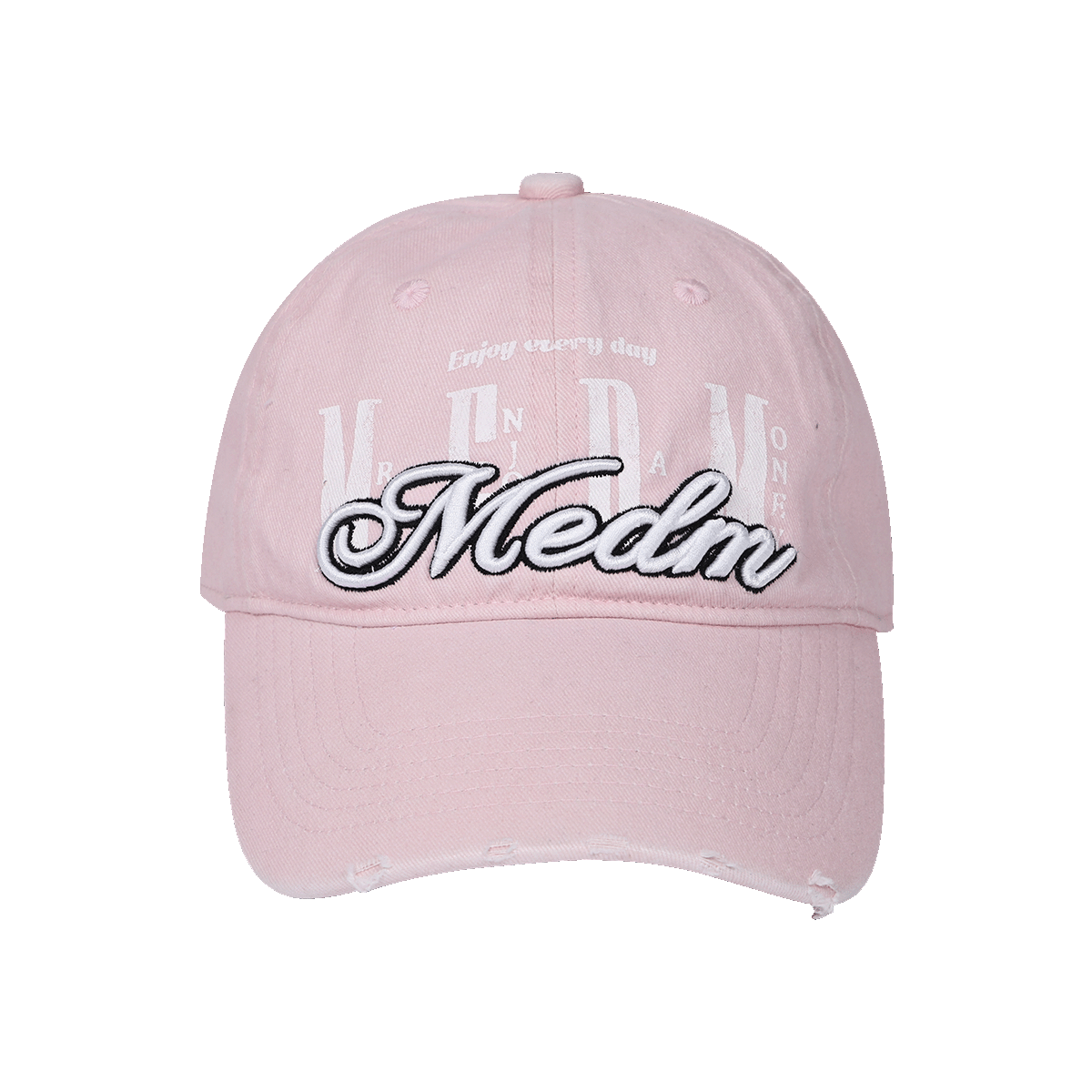 MEDM logo three-dimensional embroidery casual soft top baseball cap summer new style American retro made duck tongue cap for men and women