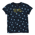 MEDM × Iria's mailbox co branded slogan is full of stars, casual round neck short sleeved cute embroidered T-shirt, women's summer