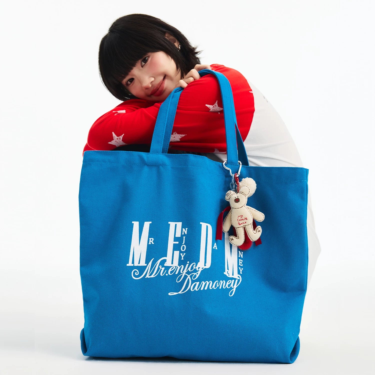 MEDM Basic Simple Design High Density Wear resistant Leisure Canvas Bag Personalized Large Logo Printing Versatile Handbag